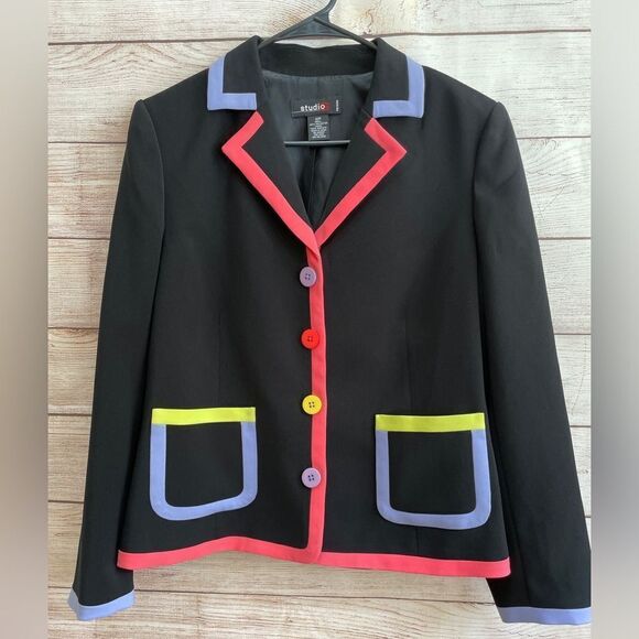 VINTAGE STUDIO‎ G COLOR BLOCK SKIRT SET - Picture 4 of 11